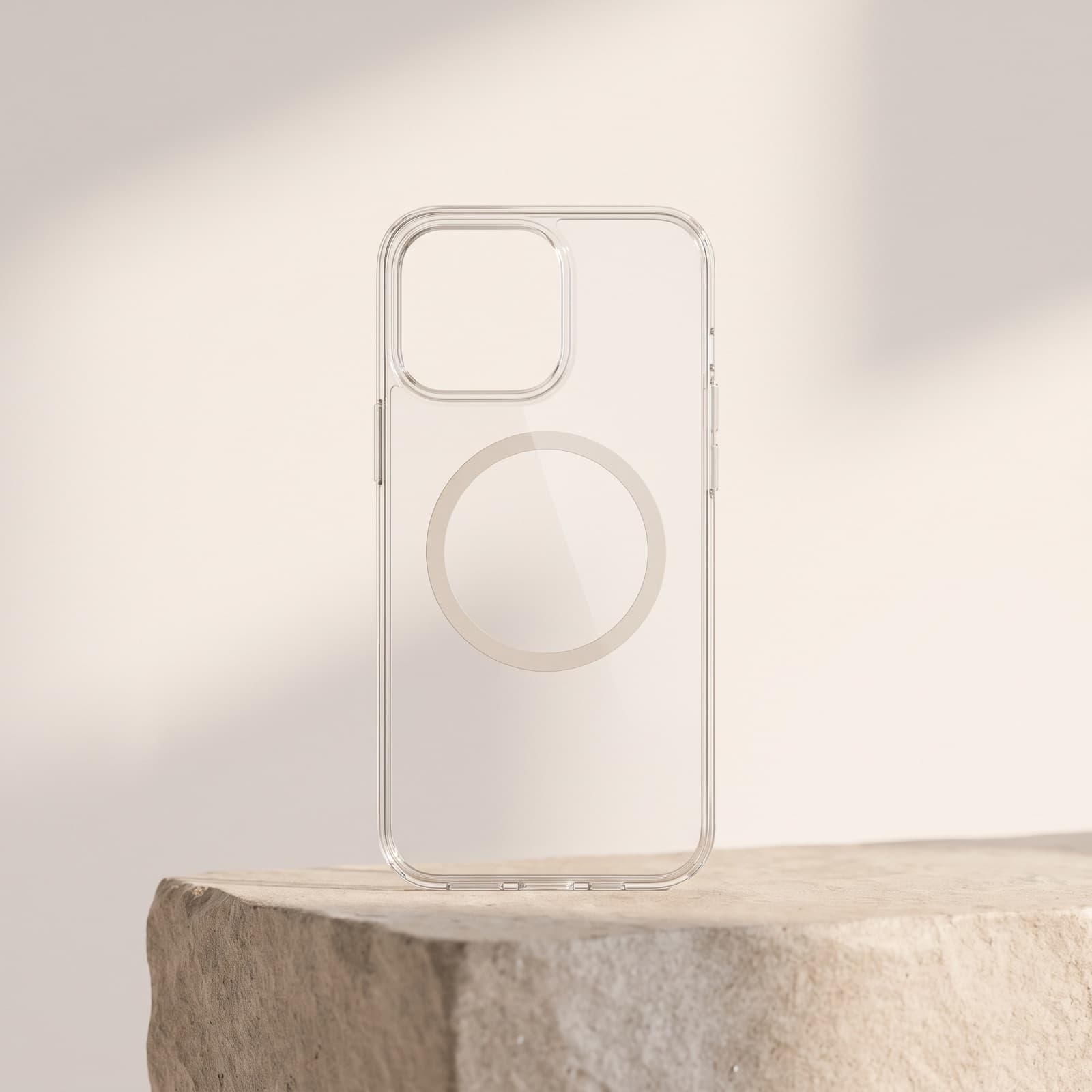 ClearGuard MagSafe Case — MagSafe-compatible clear case for iPhone 15 & 16.
