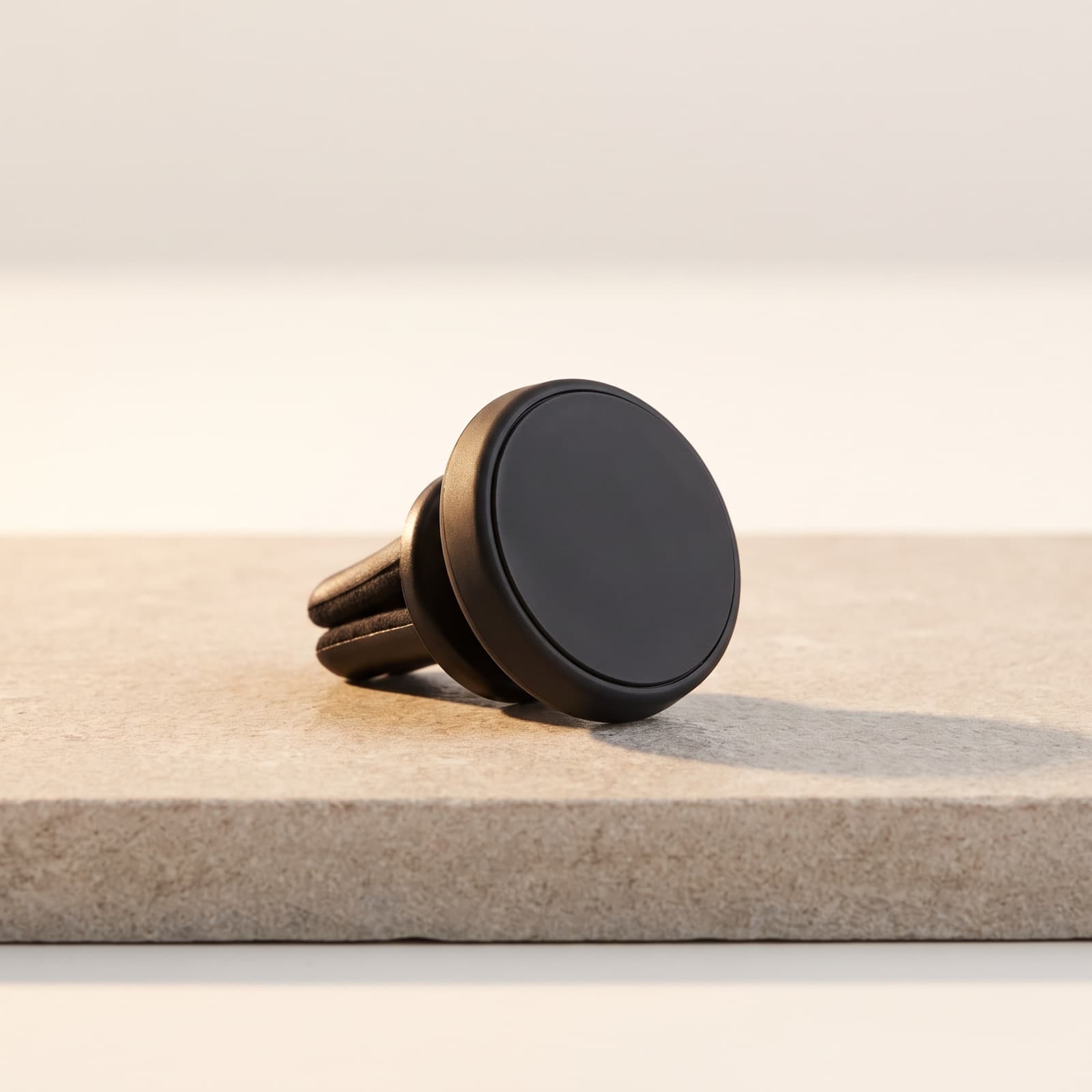 MagVent Car Mount — Magnetic phone mount that clips onto your car's air vent.