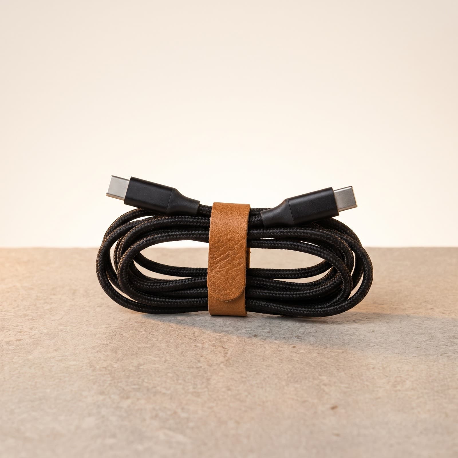 PowerLine USB-C Cable 100W · 2 m — Braided USB-C to USB-C cable, 100 W rated, 2 metres.